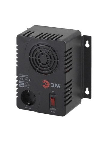 Компактный универсальный стабилизатор напряжения ЭРА СНК-1000-У 160-260В/220В, 1000ВА Б0031064