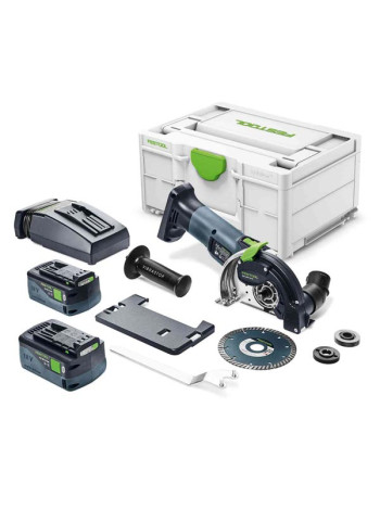Аккумуляторная отрезная система Festool DSC-AGC 18-125 FH 5,2 EBI-Plus
