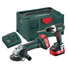 Набор аккумуляторного инструмента Metabo ComboSet2.4.118В:винтоверт BS 18 LT + угловая шлифмашина W 18 LTX 685038000