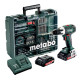 Аккумуляторный винтоверт Metabo BS 18 LT Set с набором оснастки 602102600