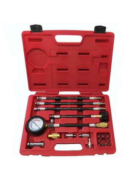 Компрессометр бензиновый, 0-21 атм, кейс, 19 предметов МАСТАК 120-10019C