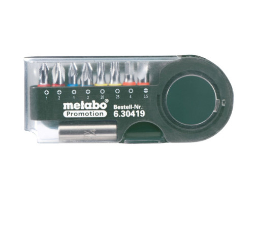 Набор бит 9 предметов Metabo 630419000