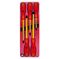 Набор диэлектрических отвёрток, ложемент, 5 предметов МАСТАК 5-4005E