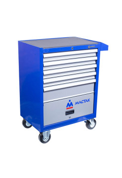 Тележка инструментальная синяя (5 ящиков и отсек) МАСТАК 522-05581B
