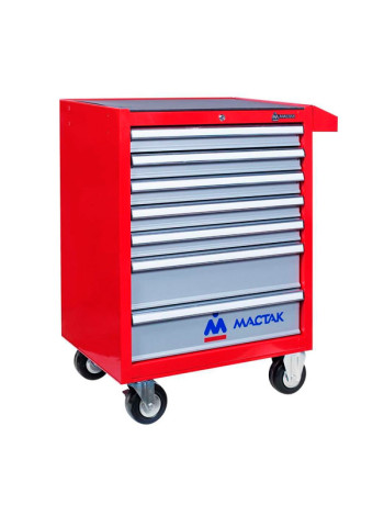 Инструментальная тележка красная (7 ящиков) МАСТАК 521-07581R