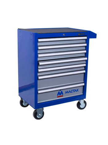 Тележка инструментальная синяя (7 ящиков) МАСТАК 521-07581B