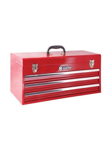 Инструментальный ящик 3 полки, красный МАСТАК 511-03530R Инструментальный ящик 3 полки, красный МАСТАК 511-03530R