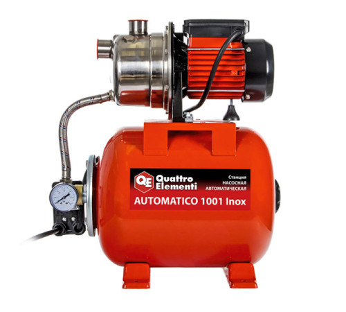 Насосная станция QUATTRO ELEMENTI Automatico 1001 Inox 910-218