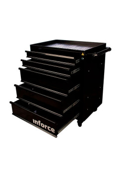 Инструментальная тележка, 5 ящиков 745х465х825 Inforce 06-01-14
