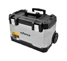 Металлопластиковый ящик для инструментов 24" на колесах Inforce 06-20-09