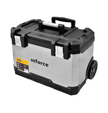 Металлопластиковый ящик для инструментов 24" на колесах Inforce 06-20-09