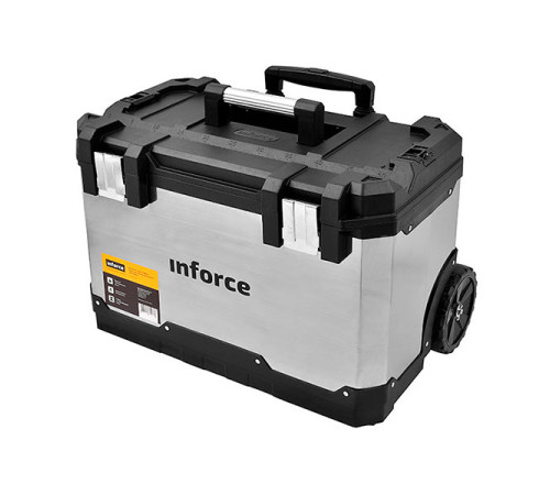 Металлопластиковый ящик для инструментов 24" на колесах Inforce 06-20-09