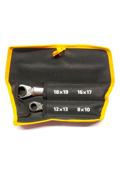 Набор накидных трещоточных ключей 4 в 1 Inforce 06-05-90