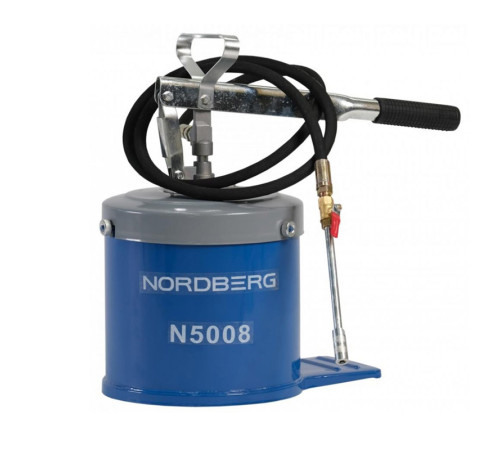 Установка для раздачи густой смазки NORDBERG ручная, 8 л N5008