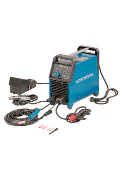 Аппарат сварочный инверторный NORDBERG TIG+MMA, AC/DC 220 В WT201