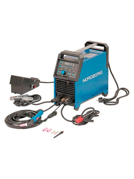 Аппарат сварочный инверторный NORDBERG TIG+MMA, AC/DC 220 В WT201 Аппарат сварочный инверторный NORDBERG TIG+MMA, AC/DC 220 В WT201