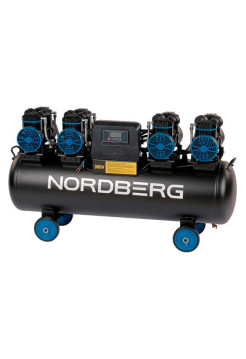 Компрессор безмасляный NORDBERG 380В, ресив. 120л, 1000 л/мин NCEO120/1000