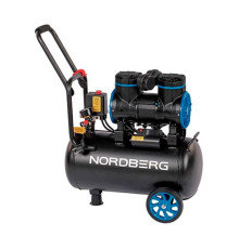Компрессор безмасляный NORDBERG 220В, ресив. 24л, 250 л/мин NCEO24/250