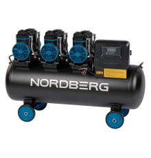 Компрессор безмасляный NORDBERG 380В, ресив. 100л, 750 л/мин NCEO100/750
