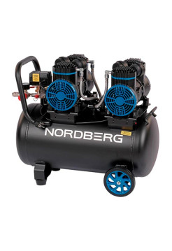 Компрессор безмасляный NORDBERG 220В, ресив. 50л, 500 л/мин NCEO50/500