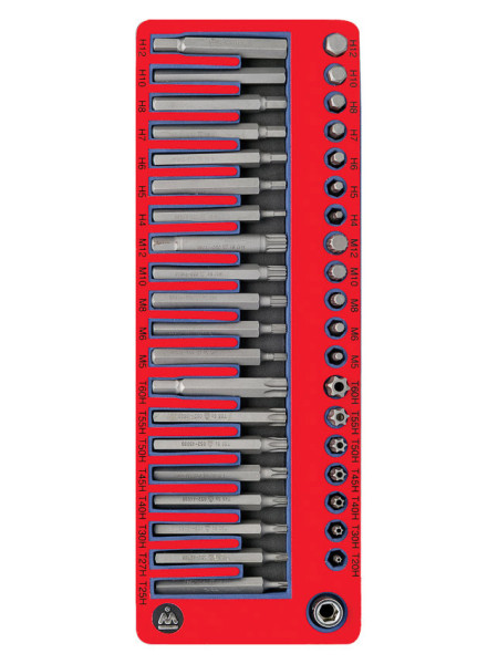 Набор вставок, ложемент, 40 предметов МАСТАК 5-5240