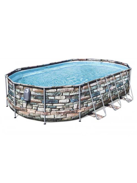 Каркасный бассейн Power Steel 610х366х122см 5611R BW