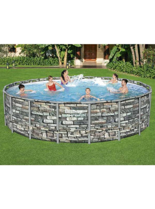 Каркасный бассейн Power Steel 549x132см 56886 BW