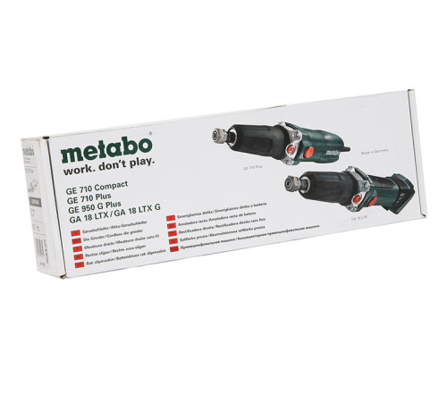 Прямошлифовальная машина Metabo GE 710 G Plus 600616000