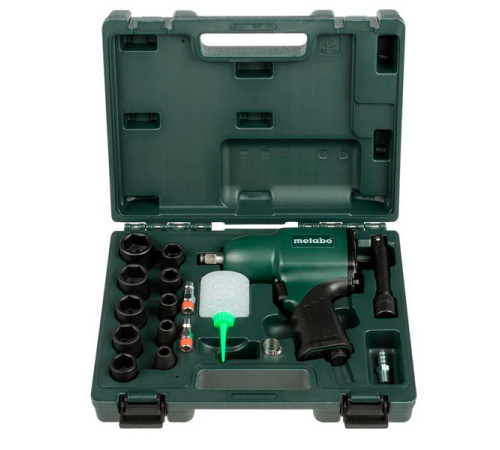 Пневмогайковерт Metabo DSSW 360 Set 1/2"+10 головок 604118500