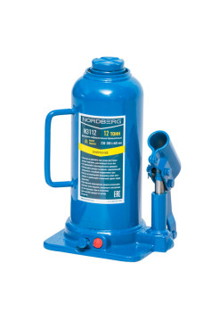 Домкрат бутылочный, г/п 12 т, NORDBERG N3112