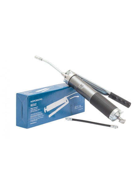 Шприц плунжерный с двумя поршнями для густой смазки, 400 мл NORDBERG NO2402