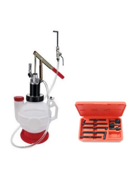 Набор для ручной замены масла в АКПП, кейс, 9 предметов МАСТАК 104-30009C