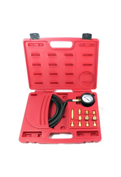 Манометр для измерения давления масла, 0-21 бар, комплект адаптеров МАСТАК 120-20012C