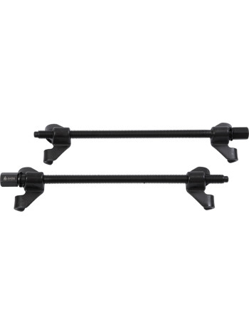 Стяжка амортизаторных пружин, 370 мм, воронёная, двойной крюк, 2 предмета МАСТАК 100-03370