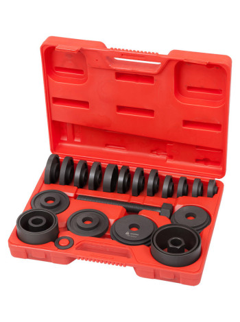 Набор оправок для монтажа и демонтажа ступичных подшипников, кейс, 22 предмета МАСТАК 100-30022C