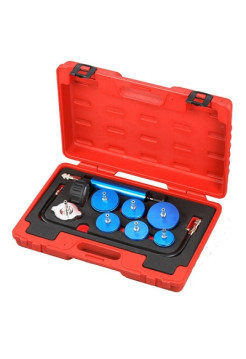 Набор для тестирования герметичности системы охлаждения, кейс, 9 предметов МАСТАК 103-40009C