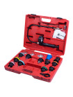 Набор для тестирования герметичности системы охлаждения, кейс, 18 предметов МАСТАК 103-40018C