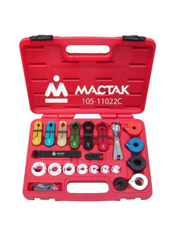 Набор размыкателей для топливной системы и втулок автокондиционера, кейс, 22 предмета МАСТАК 105-11022C