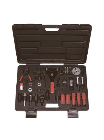 Набор для обслуживания компрессора кондиционера, кейс, 37 предметов МАСТАК 105-30037C