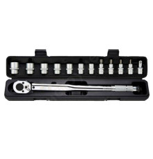 Динамометрический ключ с набором головок Berger BG-13STW, 1/2", 28-210Нм
