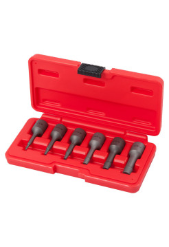 Набор экстракторов, под вороток 3/8" кейс, 6 предметов МАСТАК 109-10006