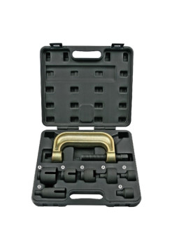 Набор оправок для монтажа и демонтажа сайлентблоков MB, кейс, 8 предметов МАСТАК 110-20008C