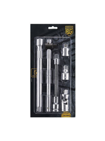 Набор удлинителей 1/2, 6шт Berger BG BG2091