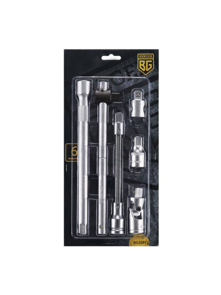 Набор удлинителей 1/2, 6шт Berger BG BG2091