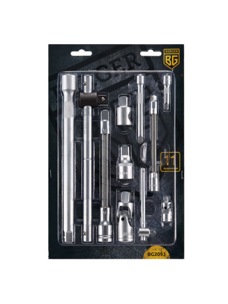 Набор удлинителей 1/2-1/4, 11шт Berger BG BG2093