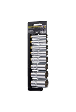 Набор удлиненных торцевых головок 1/2 SuperLock 8шт, 18-32мм Berger BG BG2031