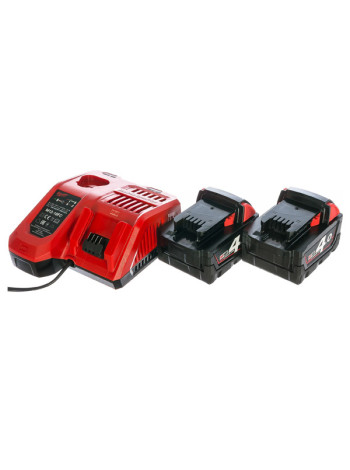 Энергокомплект M18 NRG-402 (Li-Ion, 4 Ач) Milwaukee 4933459215