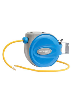 Шланг воздушный на катушке, гибридный PVC 9.5х15.5 мм, 15+1 м NORDBERG HR1015HPVC