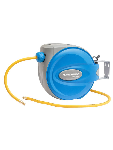 Шланг воздушный на катушке, гибридный PVC 9.5х15.5 мм, 15+1 м NORDBERG HR1015HPVC