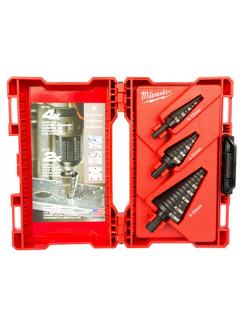 Набор ступенчатых сверл 3 шт. Milwaukee 48899399